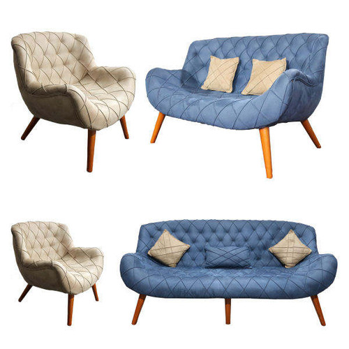 مبل راحتی 7 نفره مدل چستر قایقی