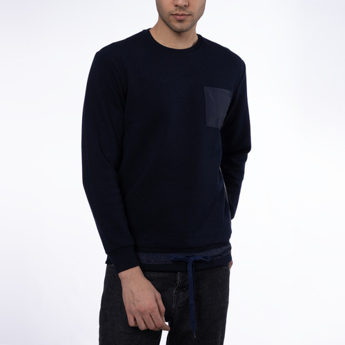 سویشرت مردانه زانتوس مدل 141713 رنگ سرمه ای