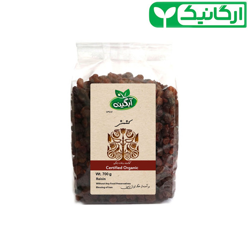 کشمش پلویی ارگانیک آبگینه - 700 گرم