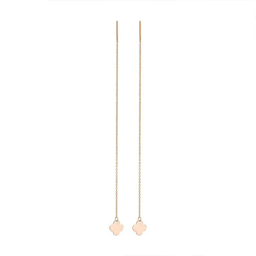 گوشواره بخیهای طلا 18 عیار زنانه گالری قو طلایی مدل دایره تو پر