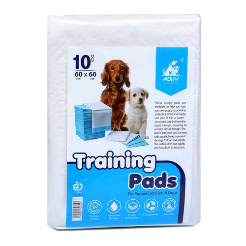 پد آموزشی و بهداشتی ادرار سگ آدی پت مدل 60x60 بسته 10 عددی