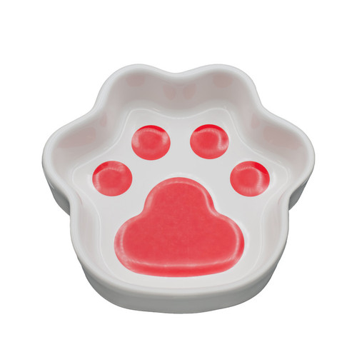 ظرف آب و غذا سگ و گربه ژوانیت طرح پنچه کد 2